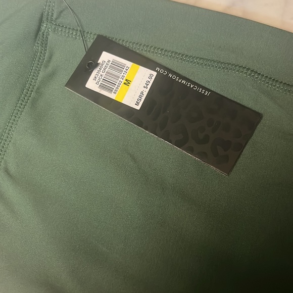 Jessica Simpson Green Warm Up Leggings - Picture 4 of 4